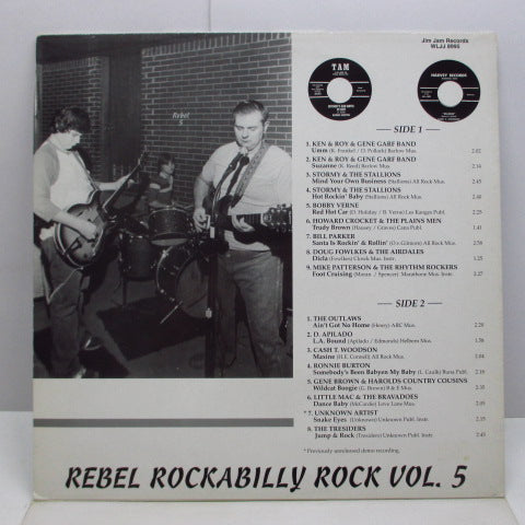 V.A. - Rebel Rockabilly Rock Vol.5 (Dutch LP)