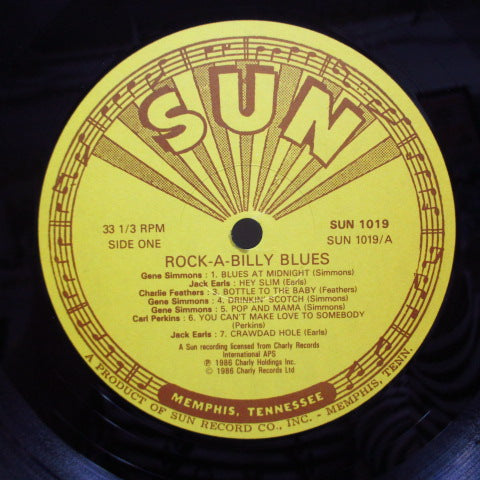 V.A.(SUNロカビリーコンピ) - Rock-A-Billy Blues (UK オリジナル LP)