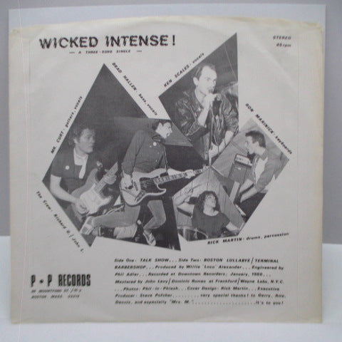 PASTICHE (パスティーシュ) - Wicked Intense! (US Orig.7")