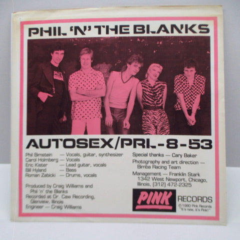 PHIL 'N' THE BLANKS - Autosex (US Orig.7")