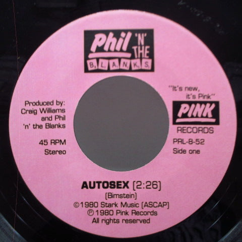 PHIL 'N' THE BLANKS - Autosex (US Orig.7")