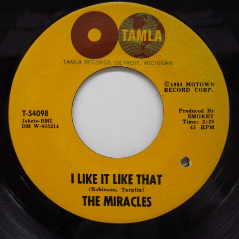 MIRACLES (SMOKEY ROBINSON & THE) - You're So Fine And Sweet