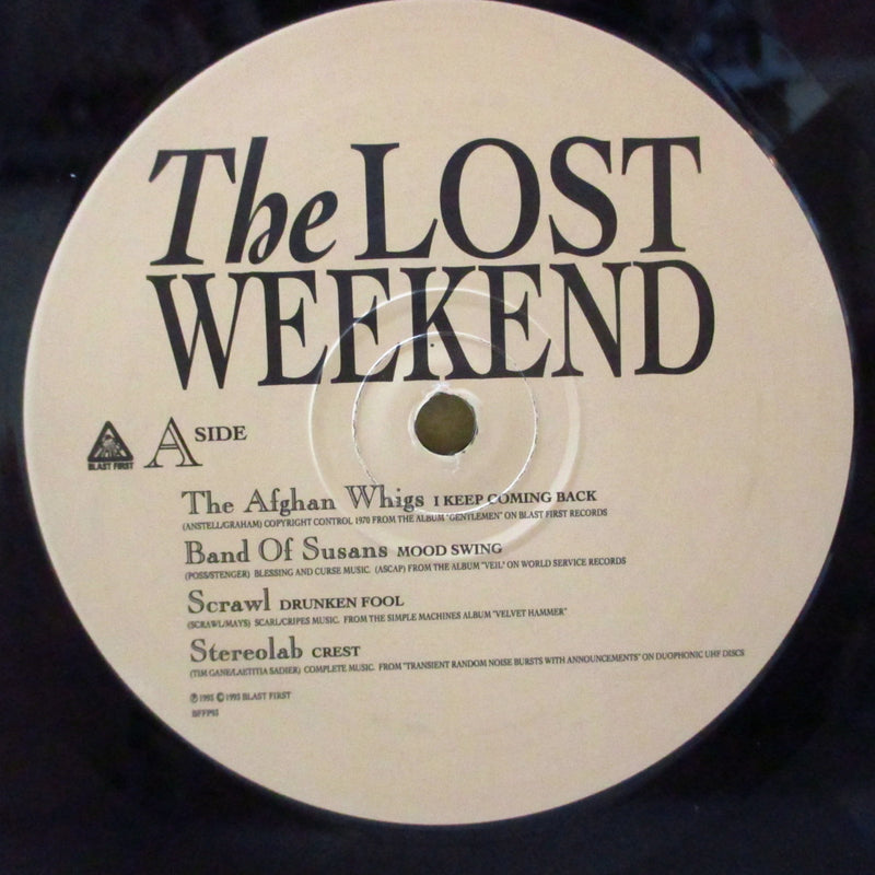 V.A. (90's UK〜US・オルタナ/インディロック・コンピ) - The Lost Weekend (UK オリジナル LP/廃盤 New)