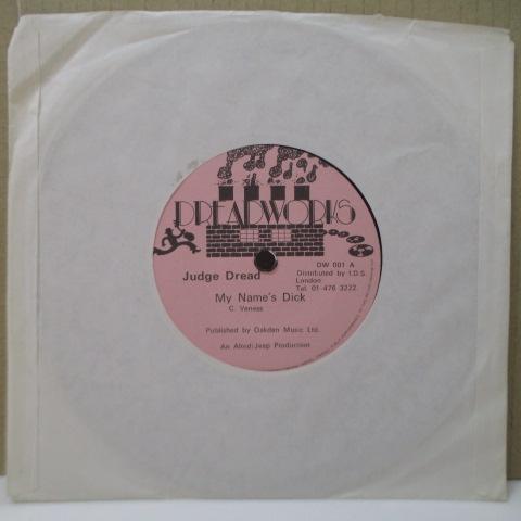 JUDGE DREAD - My Name's Dick (UK Orig.7")