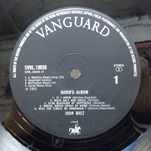 JOAN BAEZ - David's Album (UK:Orig.STEREO)