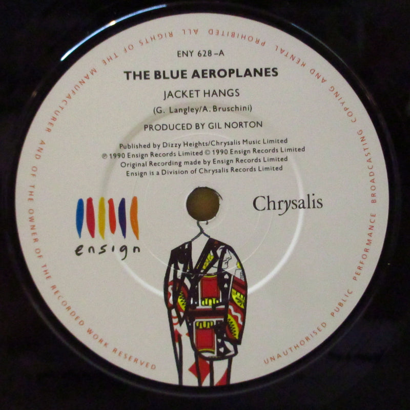 BLUE AEROPLANES, THE (ザ・ブルー・エアロプレインズ)  - Jacket Hangs (UK Orig.7"+Promo Stickered PS)