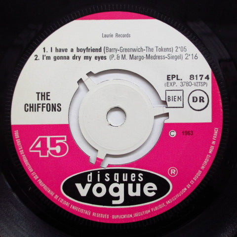 CHIFFONS - I Have A Boyfriend +3 (France Orig.EP/CFS)