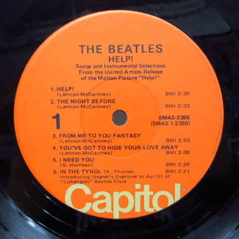 BEATLES (ビートルズ)  - Help ! (US '76 Re Orange Lbl.Stereo LP/GS)