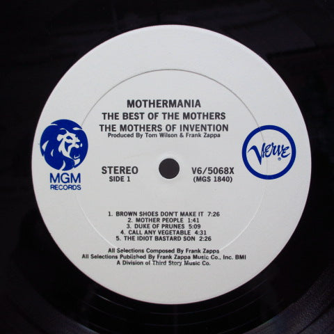 FRANK ZAPPA  (MOTHERS OF INVENTION) (フランク・ザッパ / マザーズ・オブ・インヴェンション )  - Mothermania The Best Of (US '72 MGM-Verve RE Stereo LP/GS)