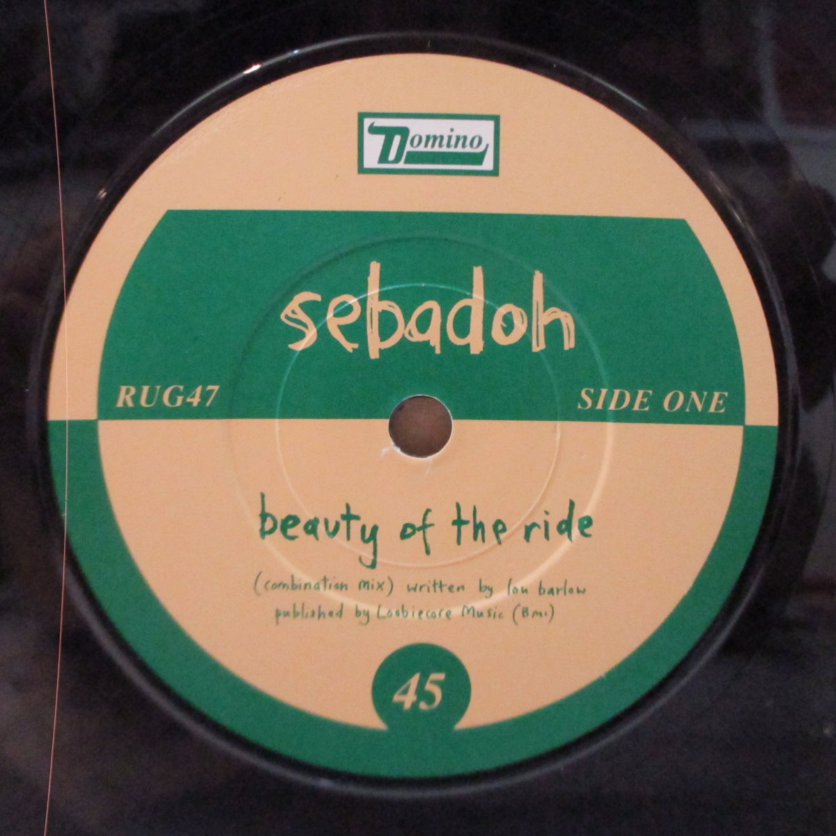 SEBADOH - Beauty Of The Ride (UK オリジナル 7"/New 廃盤)