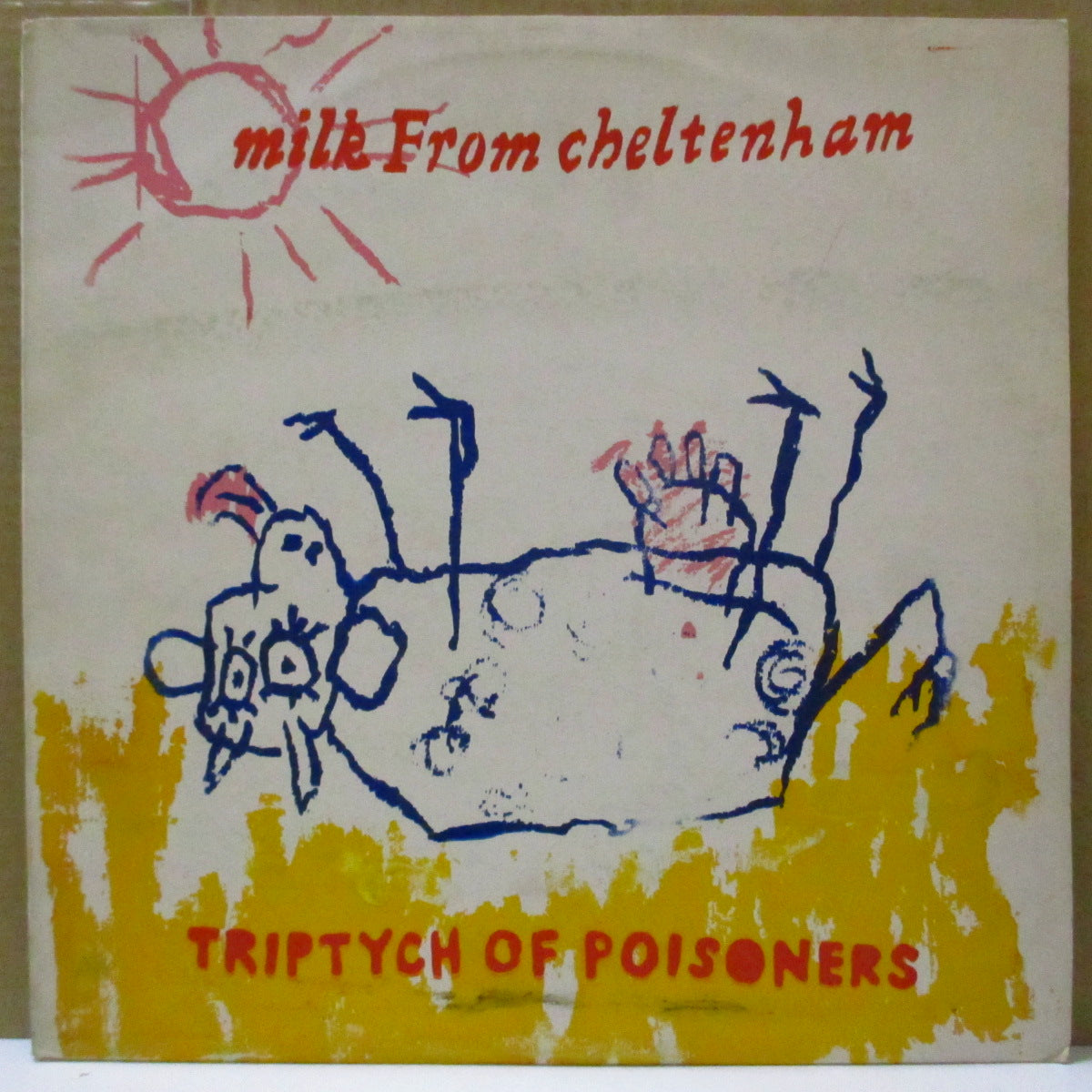 MILK FROM CHELTENHAM (ミルク・フロム・チェルトナム)  - Triptych Of Poisoners (UK 300枚限定ブルーヴァイナル LP+インサート/ハンドメイドジャケ)