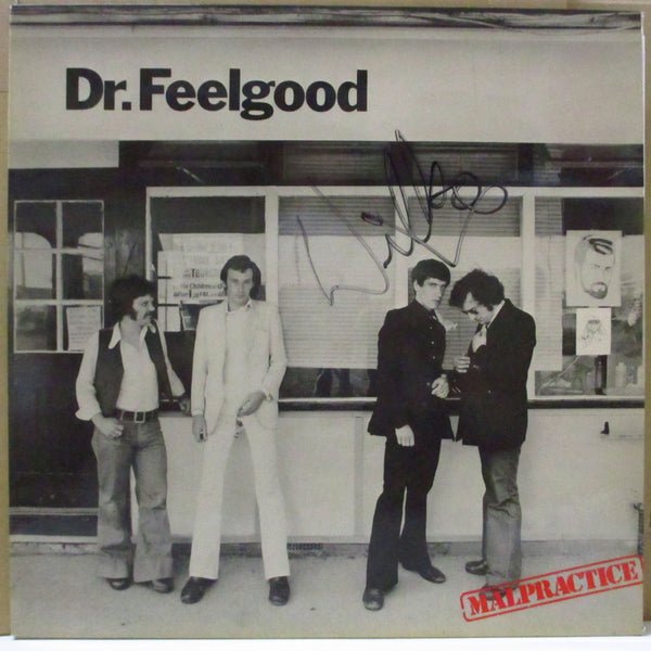 DR.FEELGOOD (ドクター・フィールグッド)  - Malpractice (UK オリジナル LP/ウィルコの直筆サイン入り両面コーティング・ジャケ)