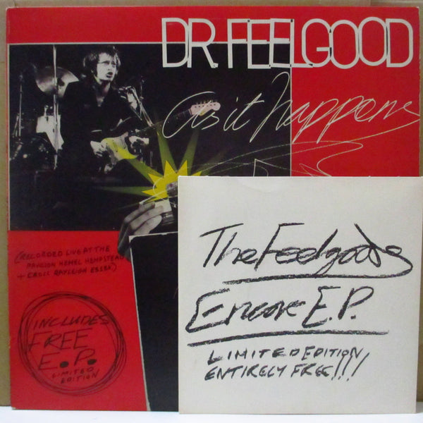 DR.FEELGOOD (ドクター・フィールグッド) - As It Happens (UK オリジナル LP+7インチ-EP