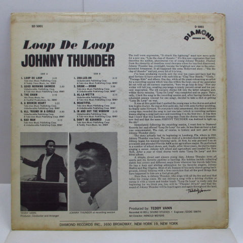 JOHNNY THUNDER - Loop De Loop (US Orig.Mono LP)