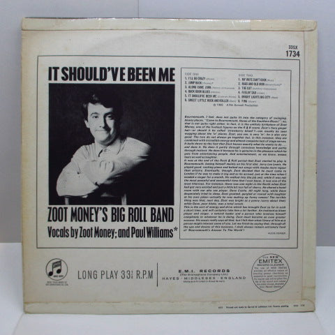 ZOOT MONEY'S BIG ROLL BAND (ズート・マネーズ・ビッグ・ロール・バンド) - It Should've Been Me (UK Orig.MONO)