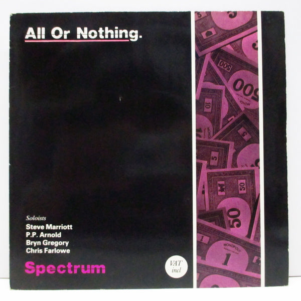 SPECTRUM (Steve Marriott) (スペクトラム / スティーブ・マリオット)  - All Or Nothing (UK オリジナル 7"+PS)