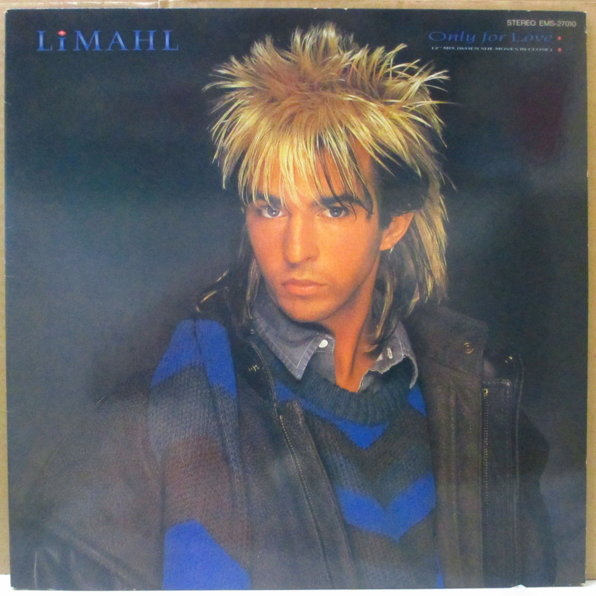 LIMAHL (リマール)  - Only For Love +2 (Japan オリジナル 12"+インサート/帯欠)