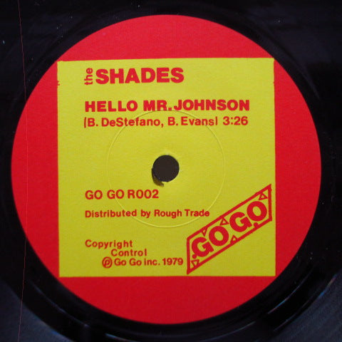 SHADES, THE  (ザ ・シェイズ)- Hello Mr. Johnson (UK オリジナル 7"+PS)