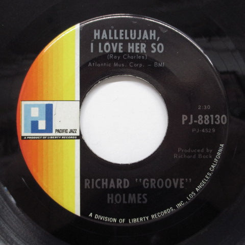 RICHARD (GROOVE) HOLMES - Hallelujah I Love Her So (Orig)