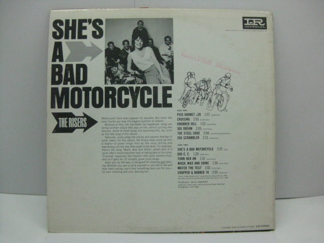 RISERS - She's A Bad Motorcycle (US Orig.Mono LP)