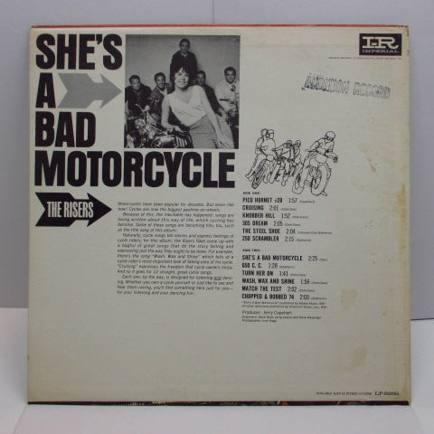 RISERS - She's A Bad Motorcycle (US:PROMO MONO)