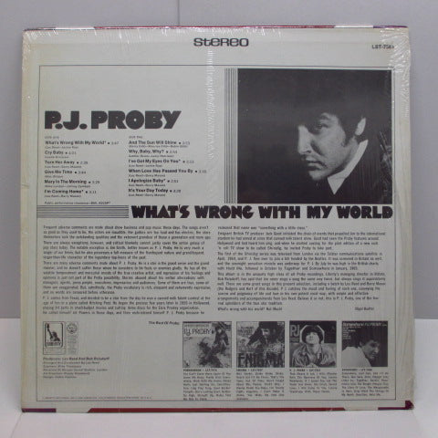 P.J.PROBY (P.J.プロビー)- What's Wrong With My World (US Orig.Stereo LP)