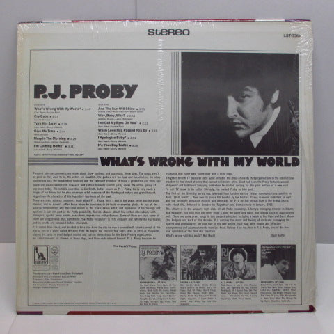 P.J.PROBY - What's Wrong With My World (US Orig.Stereo LP)