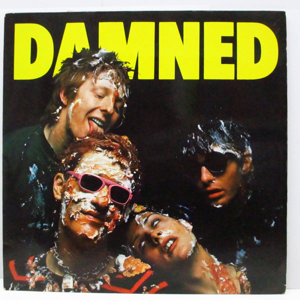 DAMNED, THE (ザ・ダムド)  - Damned Damned Damned (German 80's 再発「赤ラベ」LP/表面コーティングジャケ)