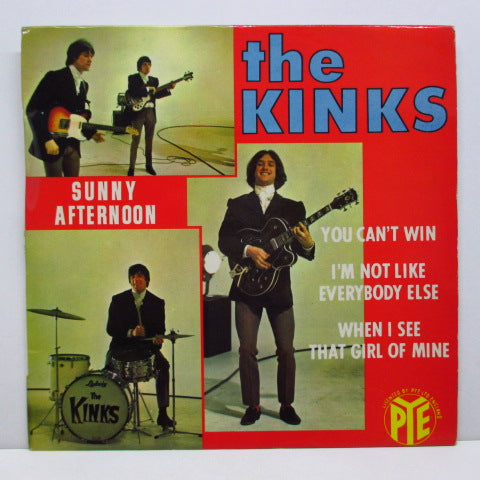 KINKS - Sunny Afternoon (FRANCE Orig.EP+CFS)
