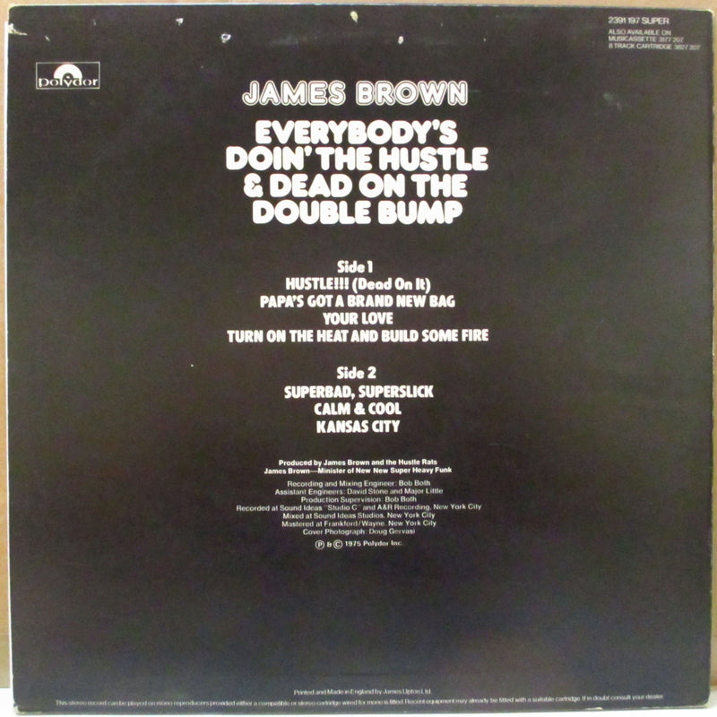 JAMES BROWN (ジェイムス・ブラウン)  - Everybody's Doin' The Hustle & Dead On The Double Bump (UK Orig.LP)