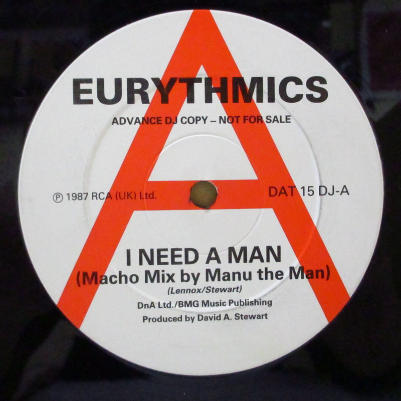 EURYTHMICS (ユーリズミックス)  - I Need A Man +2 (UK プロモ 12"/ダイカットジャケ)