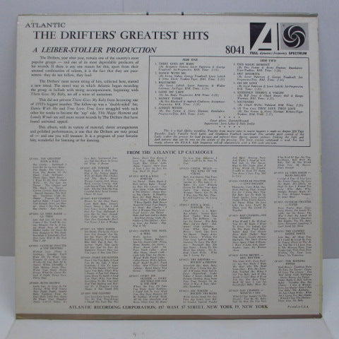 DRIFTERS - Greatest Hits (Orig.Mono/White Fan)