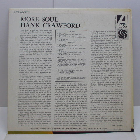 HANK CRAWFORD - More Soul (US Orig.Mono LP)