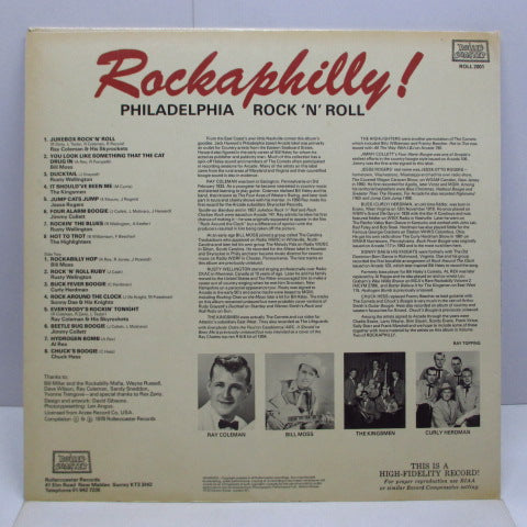V.A. - Rockaphilly! Philadelphia Rock 'n' Roll (UK Orig.LP/CS)