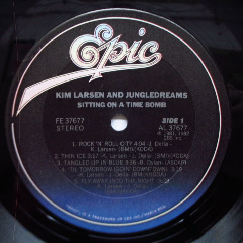 KIM LARSEN AND JUNGLEDREAMS (キム・ラーセン & ジャングルドリーム)  - Sitting On A Time Bomb (US Orig.LP)
