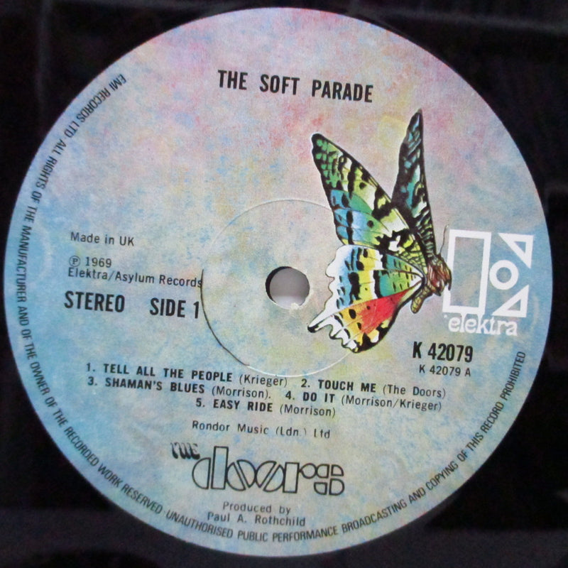DOORS (ドアーズ) - Soft Parade (UK 70's Reissue No W Logo LP/GS)