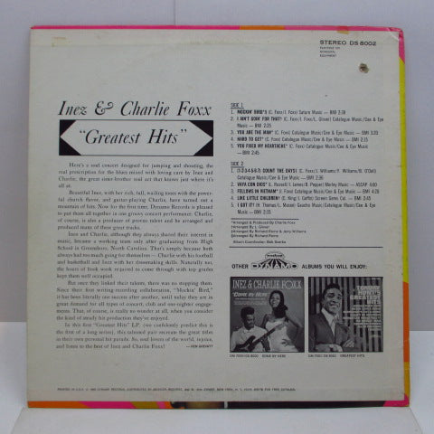 INEZ & CHARLIE FOXX (アイネズ＆チャーリー・フォックス)  - Greatest Hits (US Orig.Stereo LP)