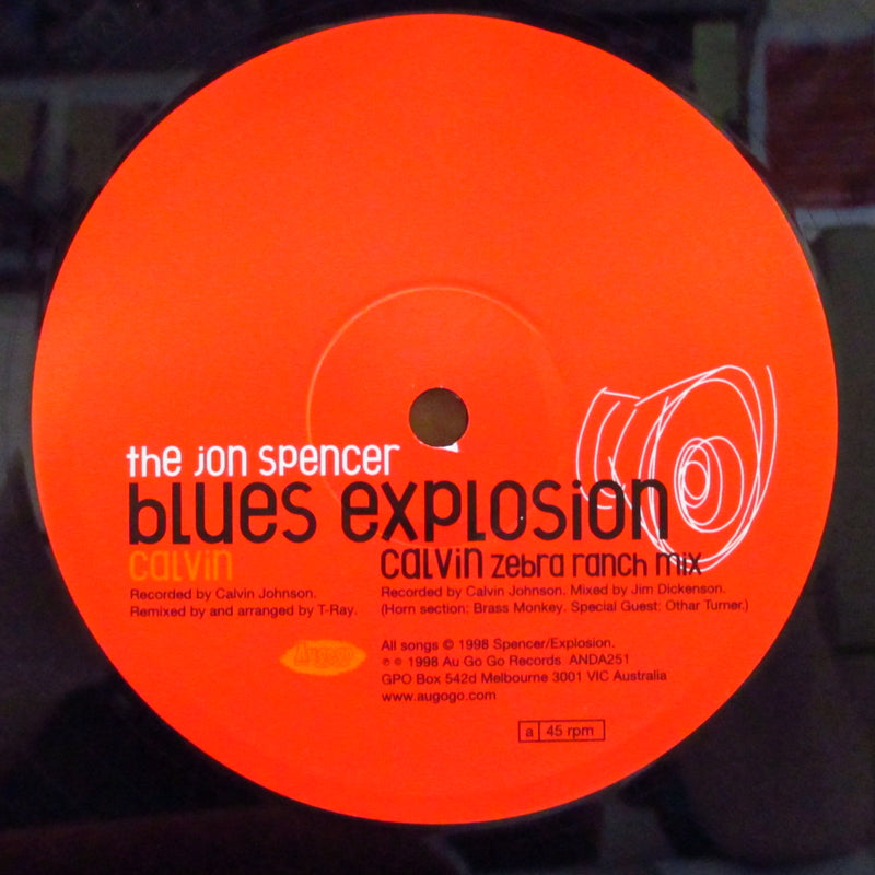 JON SPENCER BLUES EXPLOSION, THE (ジョン・スペンサー・ブルース・エクスプロージョン)  - Calvin +2 (OZ オリジナル 12"/廃盤 New)