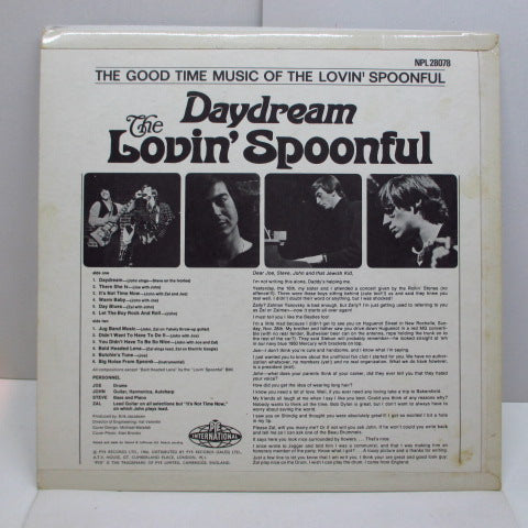 LOVIN' SPOONFUL (ラヴィン・スプーンフル) - Daydream (UK:Orig.MONO)