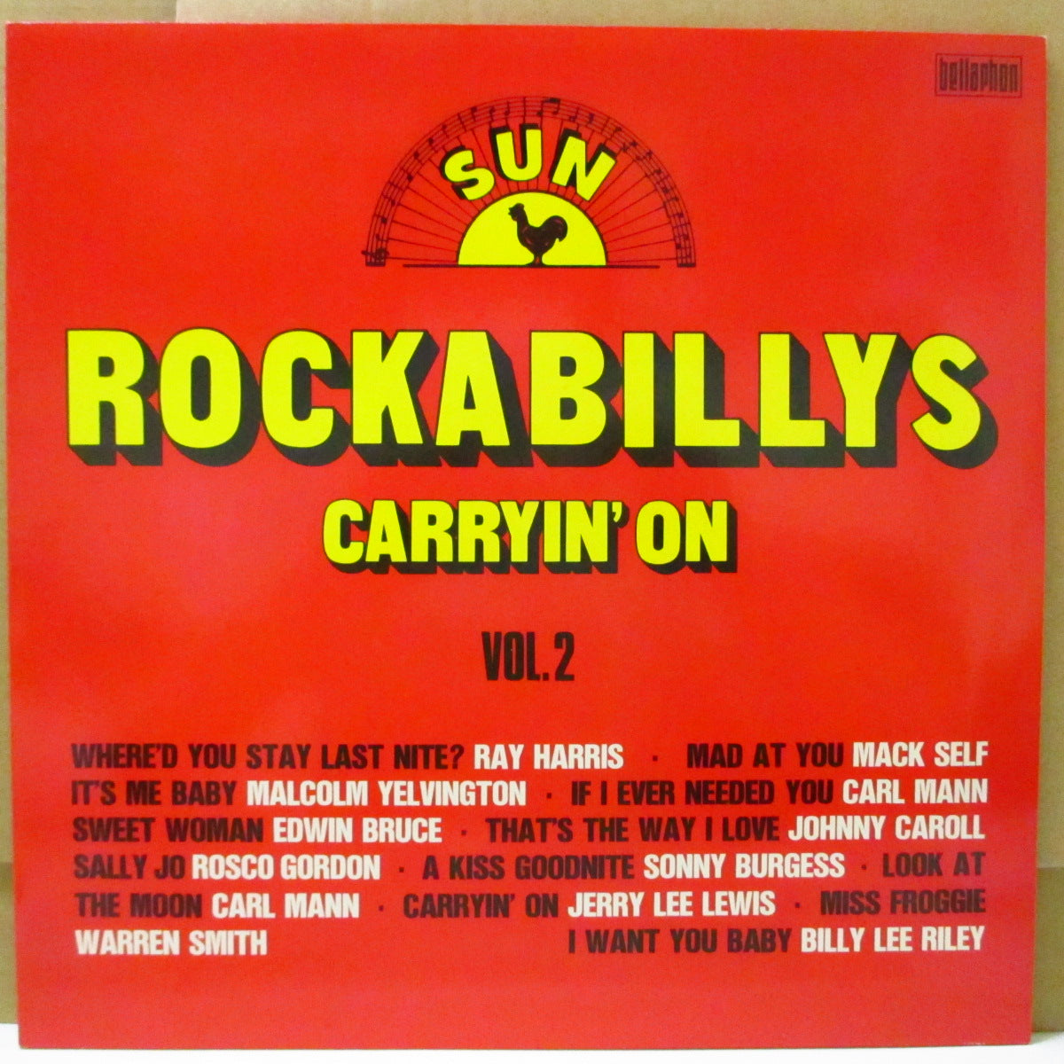 V.A. - Sun Rockabillys Vol.2 / Carryin' On (German Orig.LP)