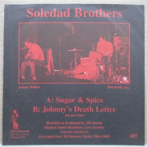 SOLEDAD BROTHERS - Sugar & Spice (US Orig.7")