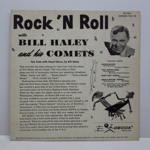 BILL HALEY & HIS COMETS - Rock 'n Roll / Razzle-Dazzle +3 (US Orig.EP)