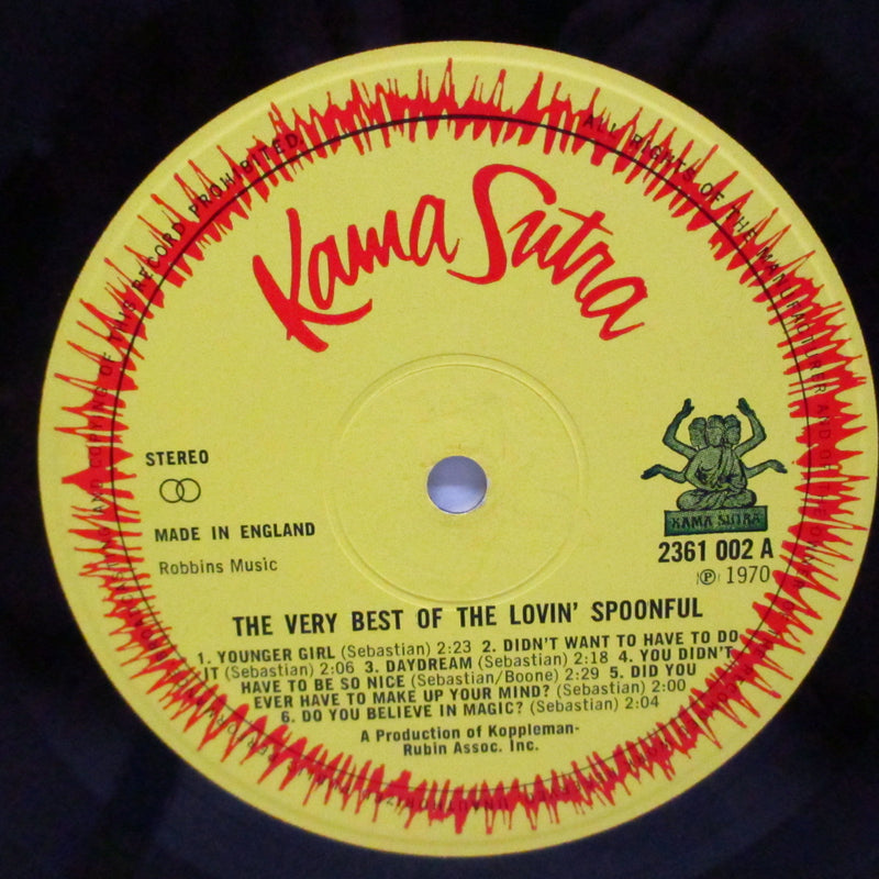 LOVIN' SPOONFUL (ラヴィン・スプーンフル) - The Greatest Hits Of The Lovin' Spoonful (UK Orig.LP/CS)