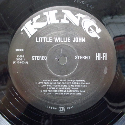 LITTLE WILLIE JOHN (リトル・ウィリー・ジョン)  - Mister Little Willie John (US:80's STEREO Reissue Black Label)