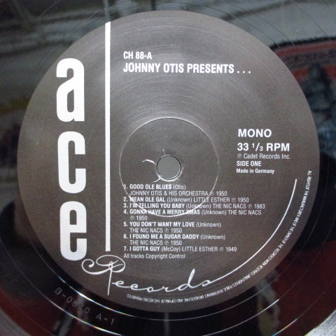 V.A. - Johnny Otis Presents The Robins, Little Esther, The Nic Nacs (UK Orig.)