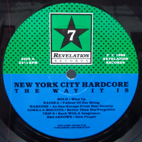 V.A. - (New York City Hardcore) The Way It Is (US 2nd Press LP))