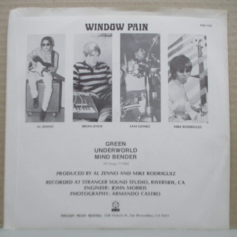 WINDOW PAIN - S.T. (US Orig.7")