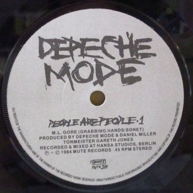 DEPECHE MODE (デペッシュ・モード)  - People Are People (UK オリジナル 7"+光沢固紙ジャケ)