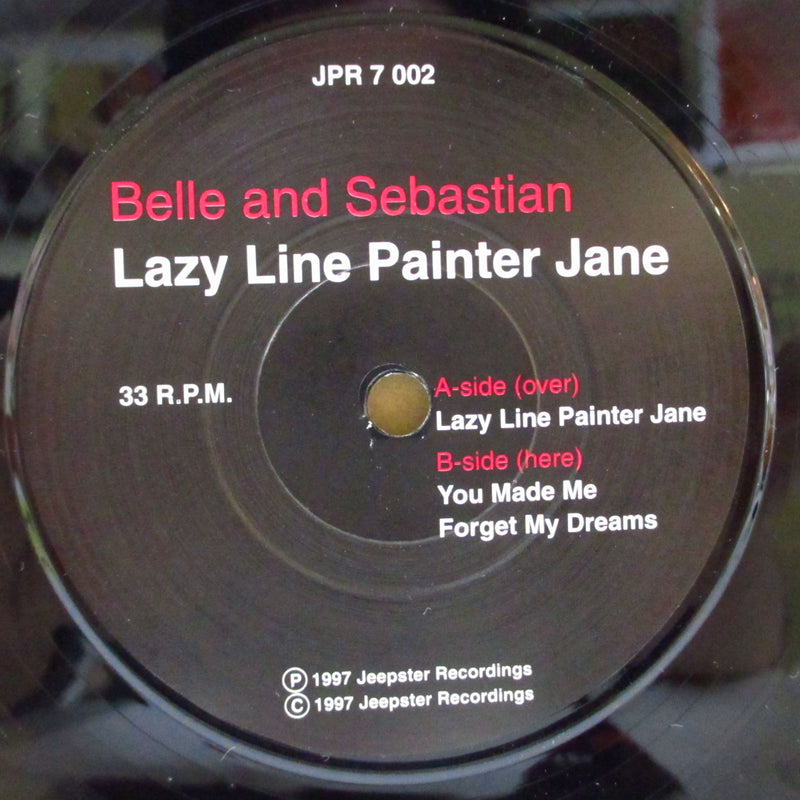 BELLE & SEBASTIAN (ベル・アンド・セバスチャン)  - Lazy Line Painter Jane (UK オリジナル 7インチ+光沢固紙ジャケ)