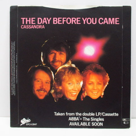 ABBA (アバ)  - The Day Before You Came (UK オリジナル・プラスチックラベ 7"+PS)